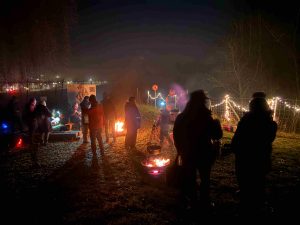 Adventsaktion am Barfußpfad