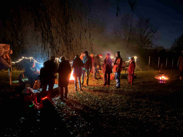 Adventsaktion am Barfußpfad