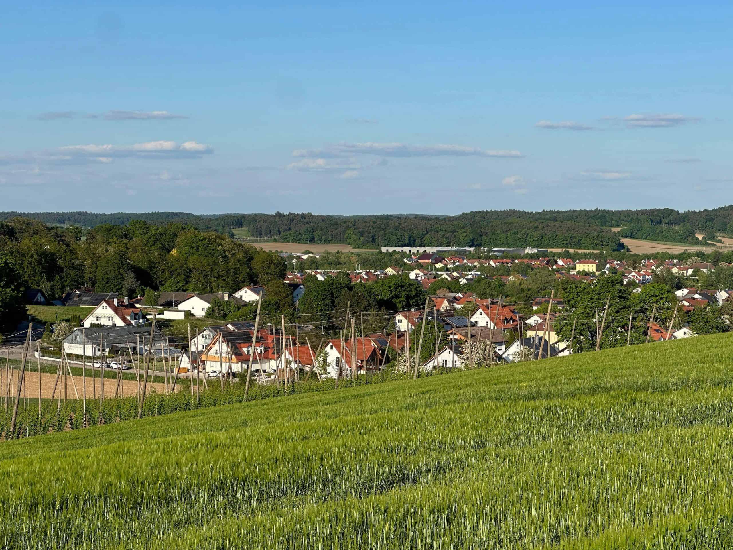 Blick auf Rohrbach an der Ilm