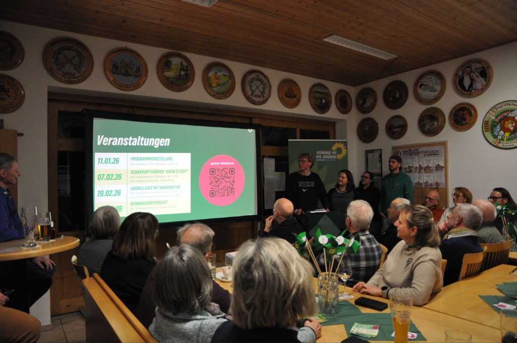 Programm- und Themenvorstellung der GRÜNEN Rohrbach