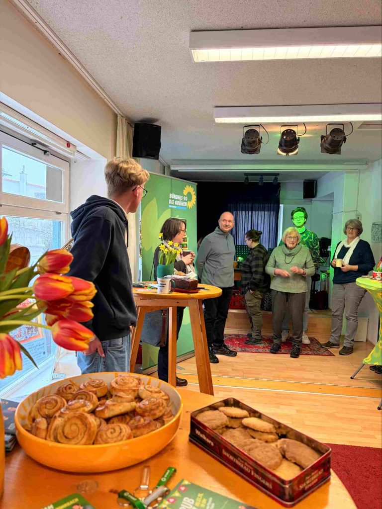 Kaffee, Zimtschnecken, Politik: Rohrbacher Grüne setzen auf Begegnung