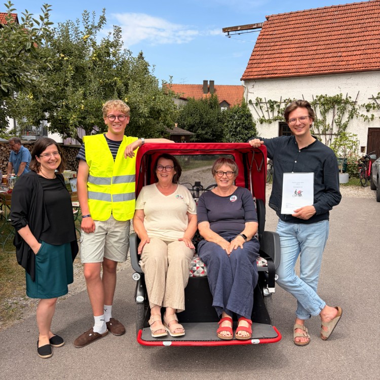 Bundestagsabgeordneter Leon Eckert besucht „Radeln ohne Alter Rohrbach/Ilm“